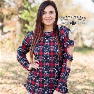 Cowboy Plaid Cutout by Crazy Train